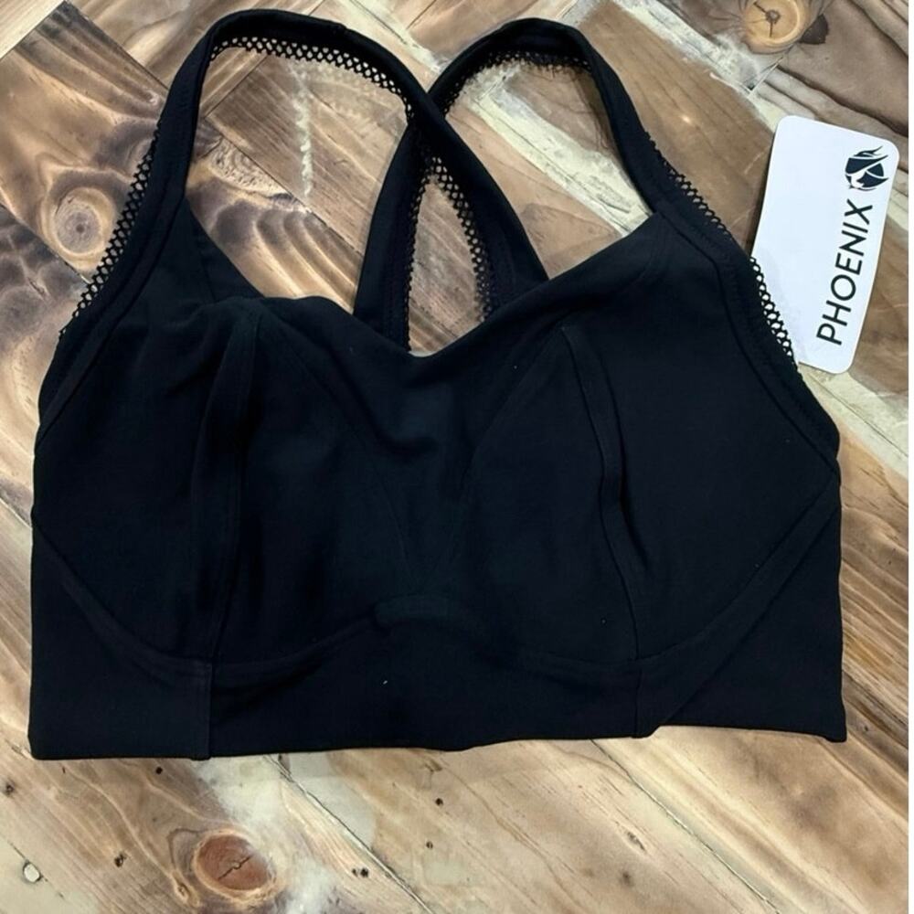 Phoenix Active Bergen Lace Trim Bra  | Low Impact Sports Bra